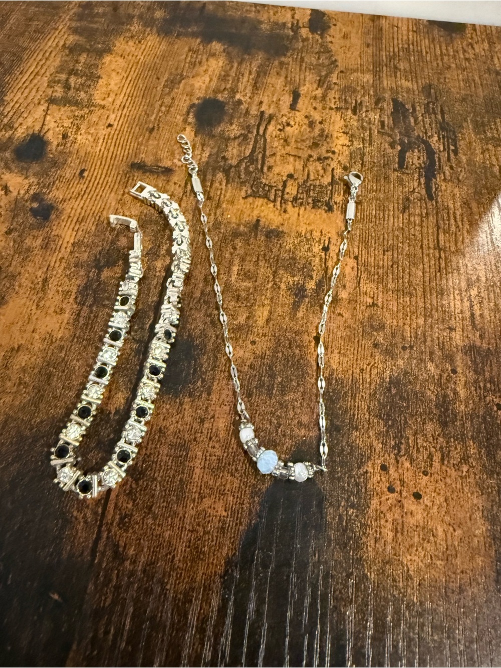 Gold-Tone Women’s Bracelet Set with Black Accents